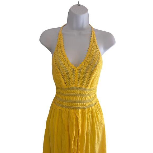 Seaspice Resort Wear Womens Beachy Arabella Gauze Midi Dress Size M Babydoll - Picture 2 of 7